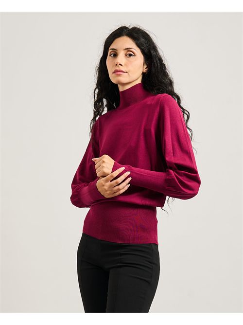 Silvian Heach women's turtleneck sweater SILVIAN HEACH | GPA25041LURED PLUM